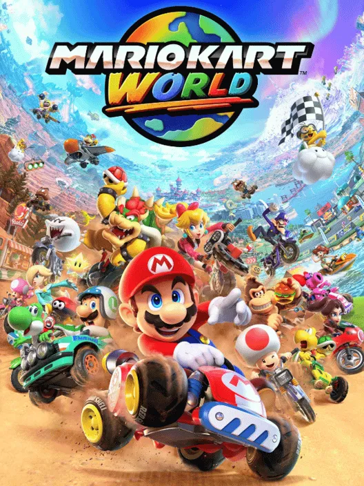 Cover art for Mario Kart World